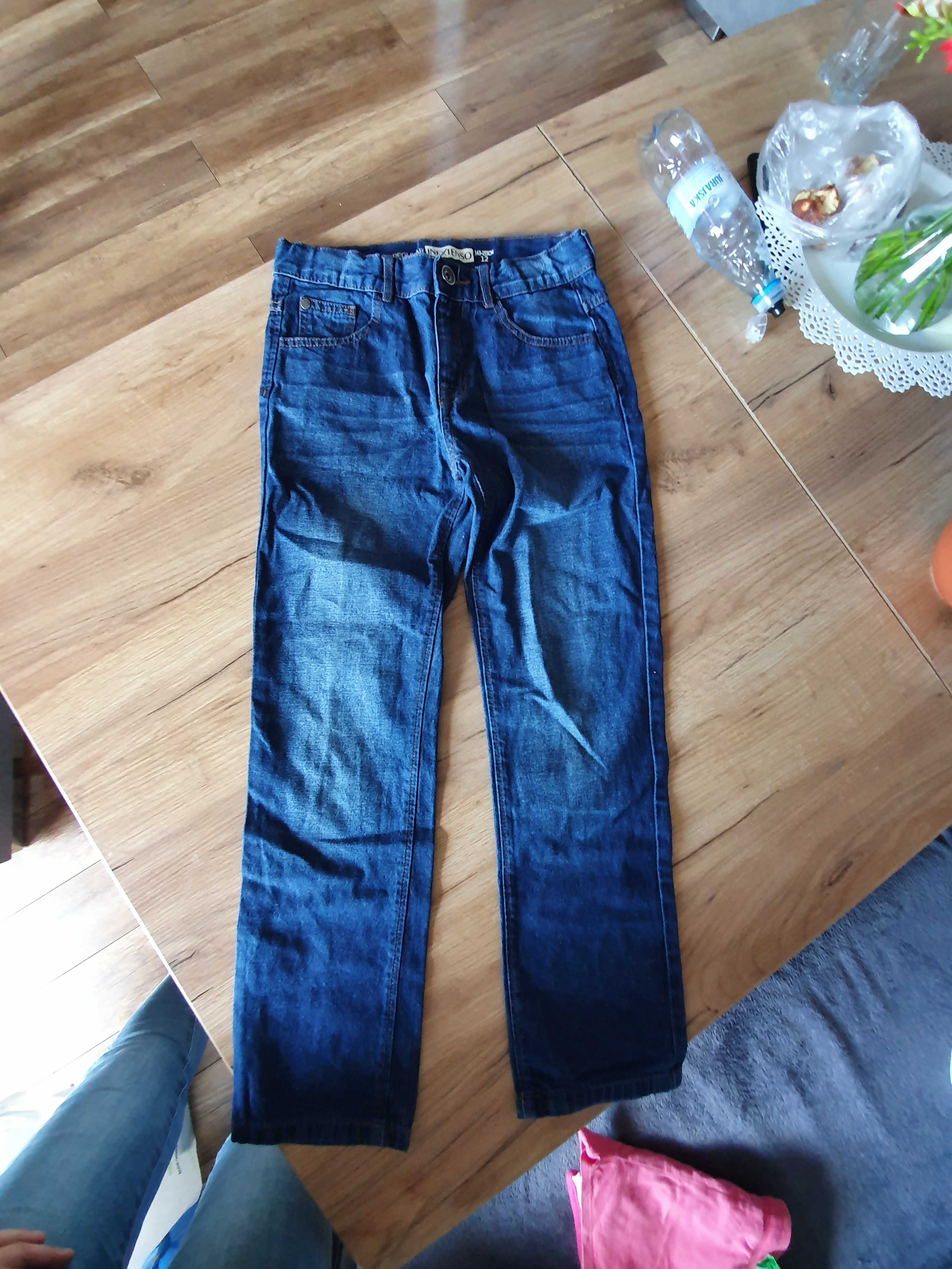 Spodnie damskie jeans Inextenso 143-155 cm