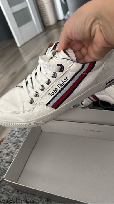 Sneakersy niskie białe r 42 Tom Tailor