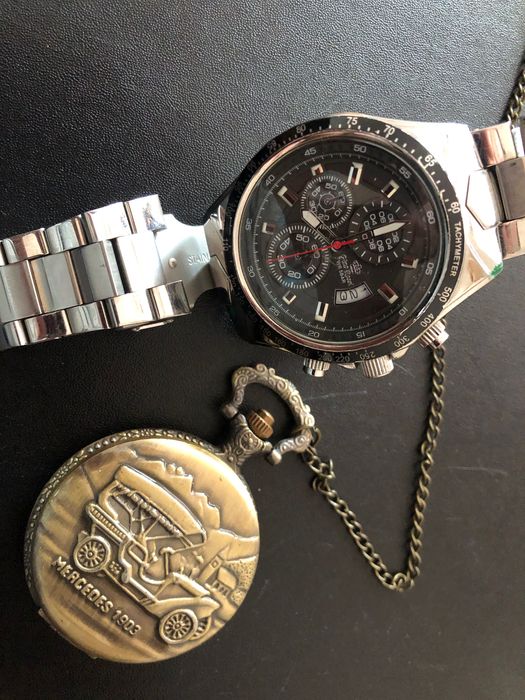 Zegarek Mercedes kieszonkowy + Gino rossi .