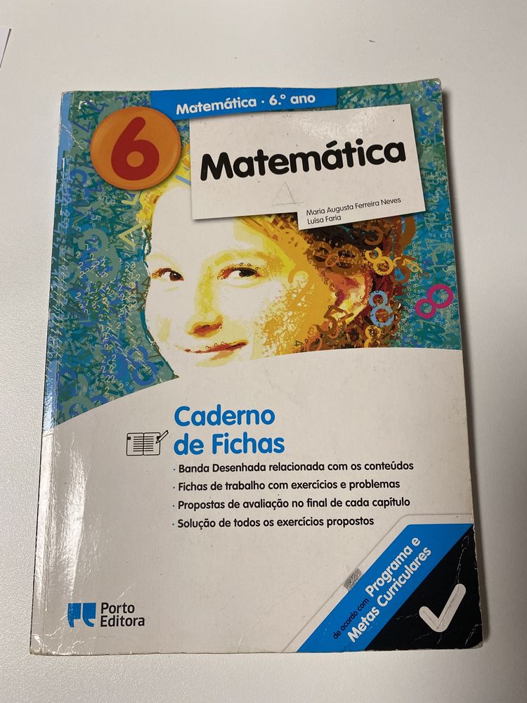 Matemática 6 - caderno de fichas, novo