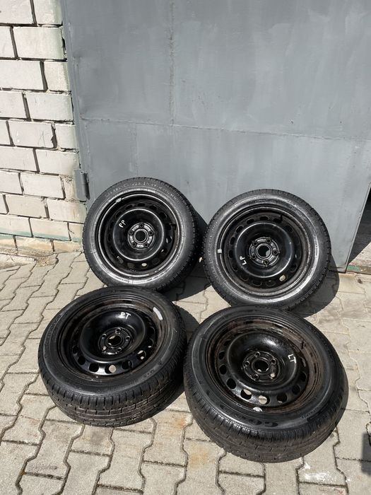 Koła stalowe z kołpakami audi a4b7 oryginał