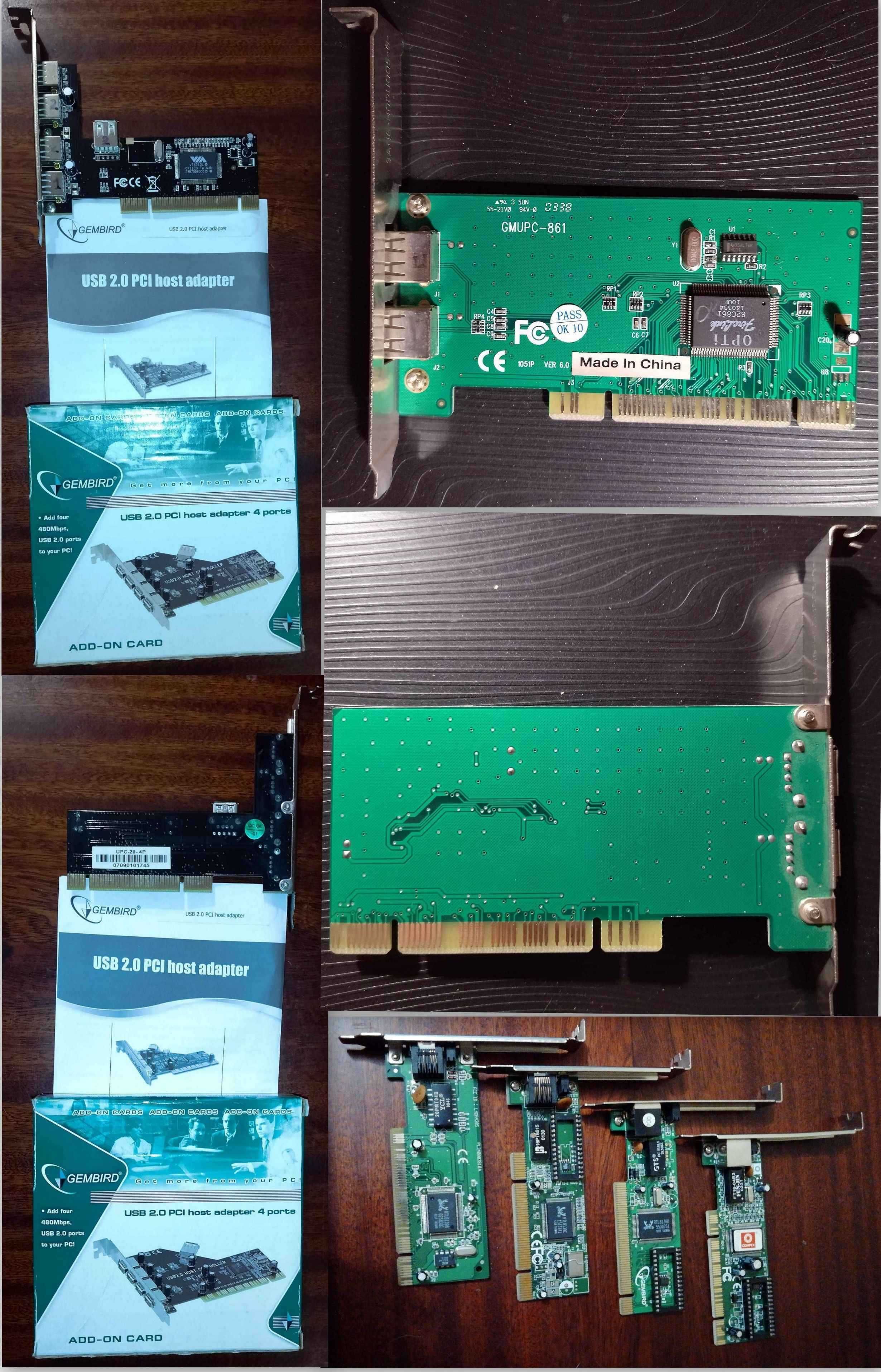 Відеокарти AGP, PCI, SB, TV & FM-Tuner, USB PCI-Card та відео-кабелі