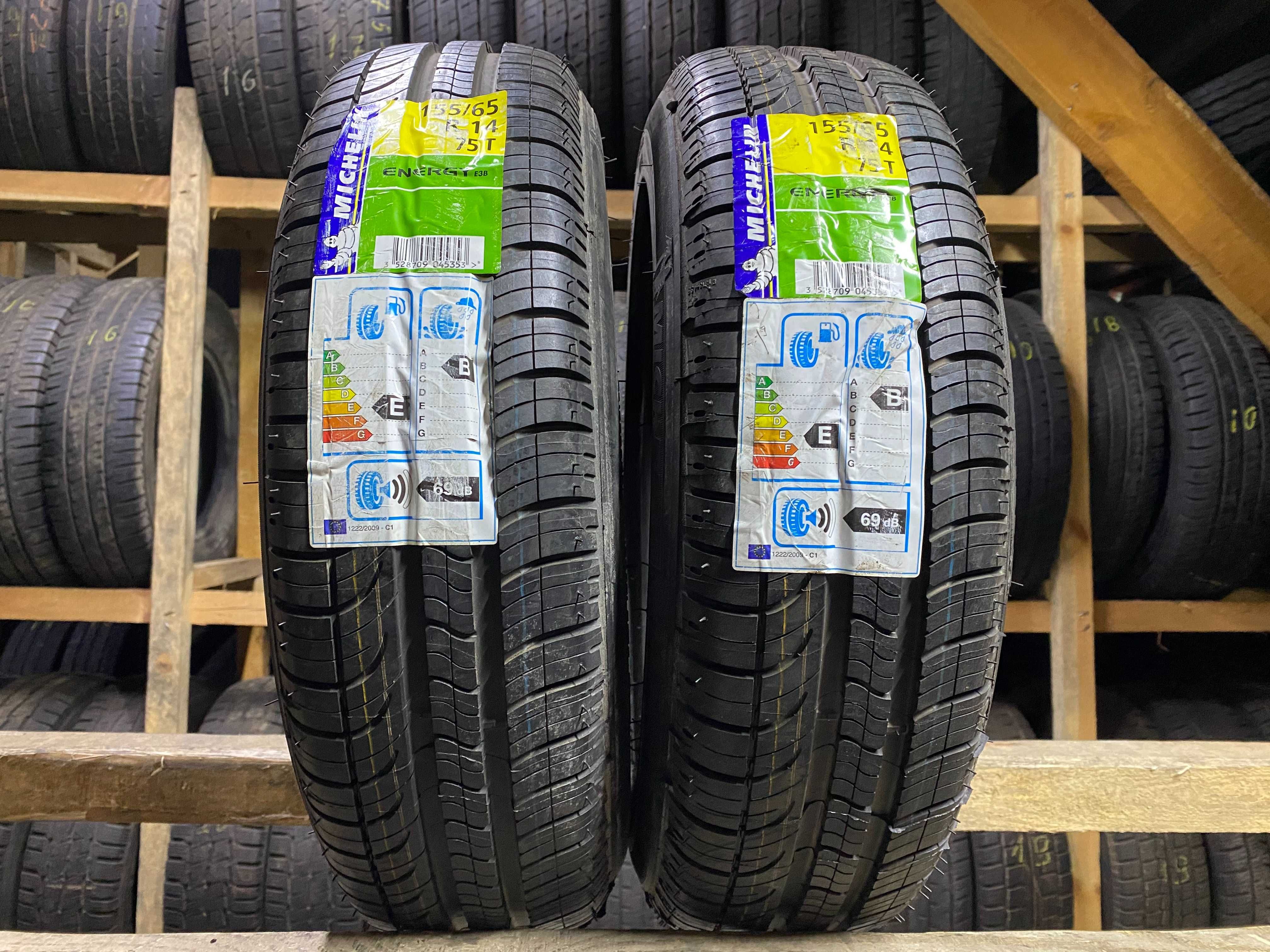 Нові шини літо 155/65R14 Michelin Energy 2шт