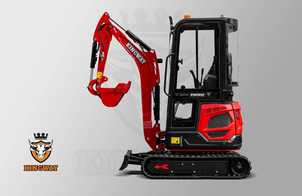 Kingway YAMA h15k silnik kubota  Nowa Minikoparka silnik KUBOTA waga 1270 kg