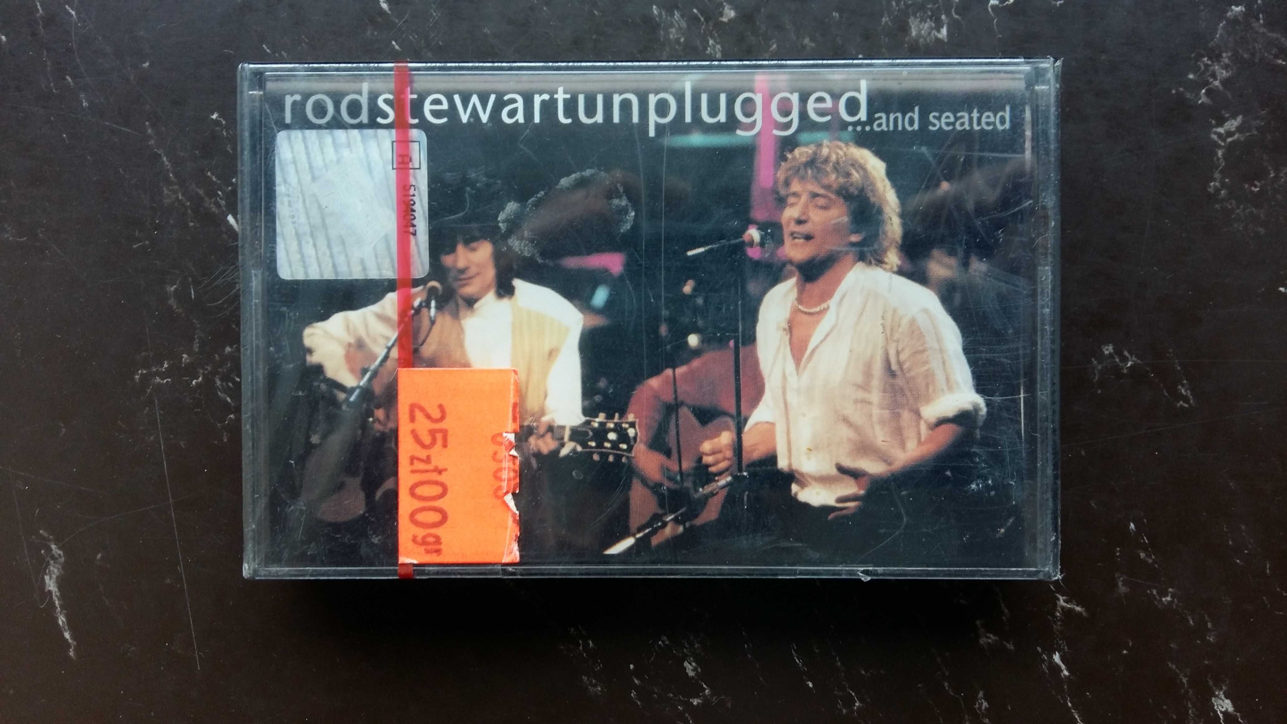 Kaseta magnetofonowa Rod Stewart- Unplugged ...and Seated  Nowa, folia