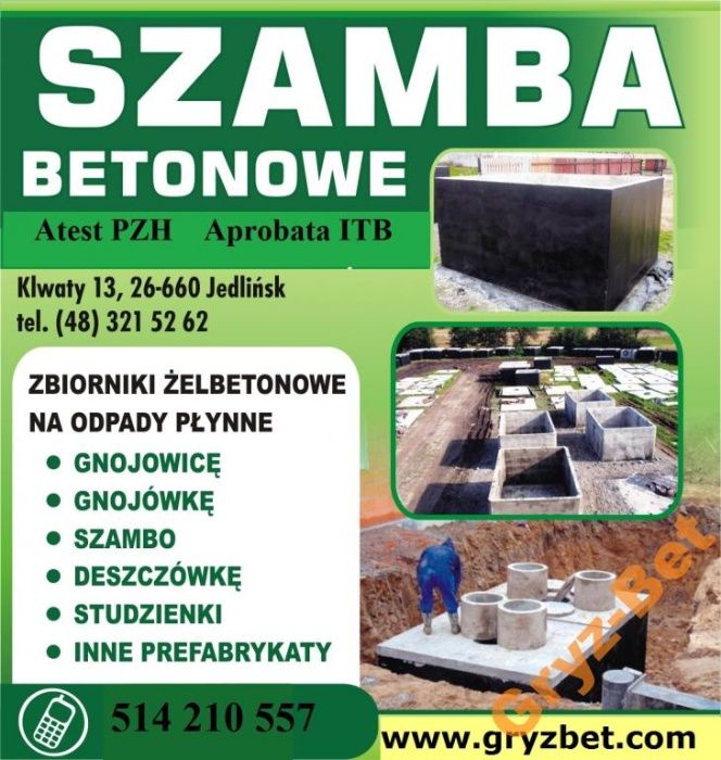 szambo betonowe zbiornik betonowy ścieki gnojówkę wodę dwukomorowe 8