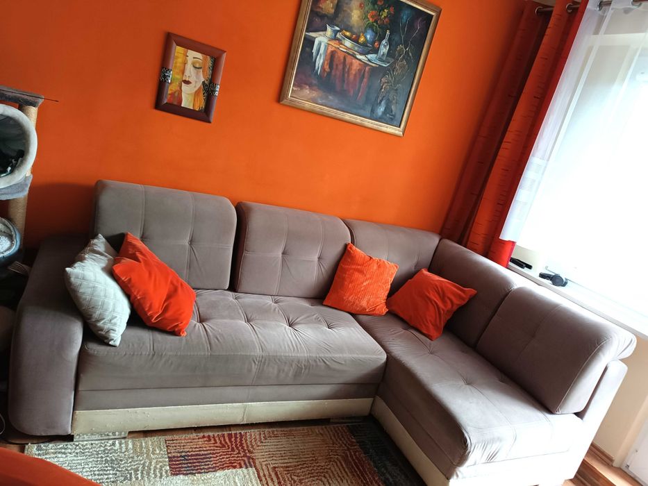 Narożnik z funkcją spania