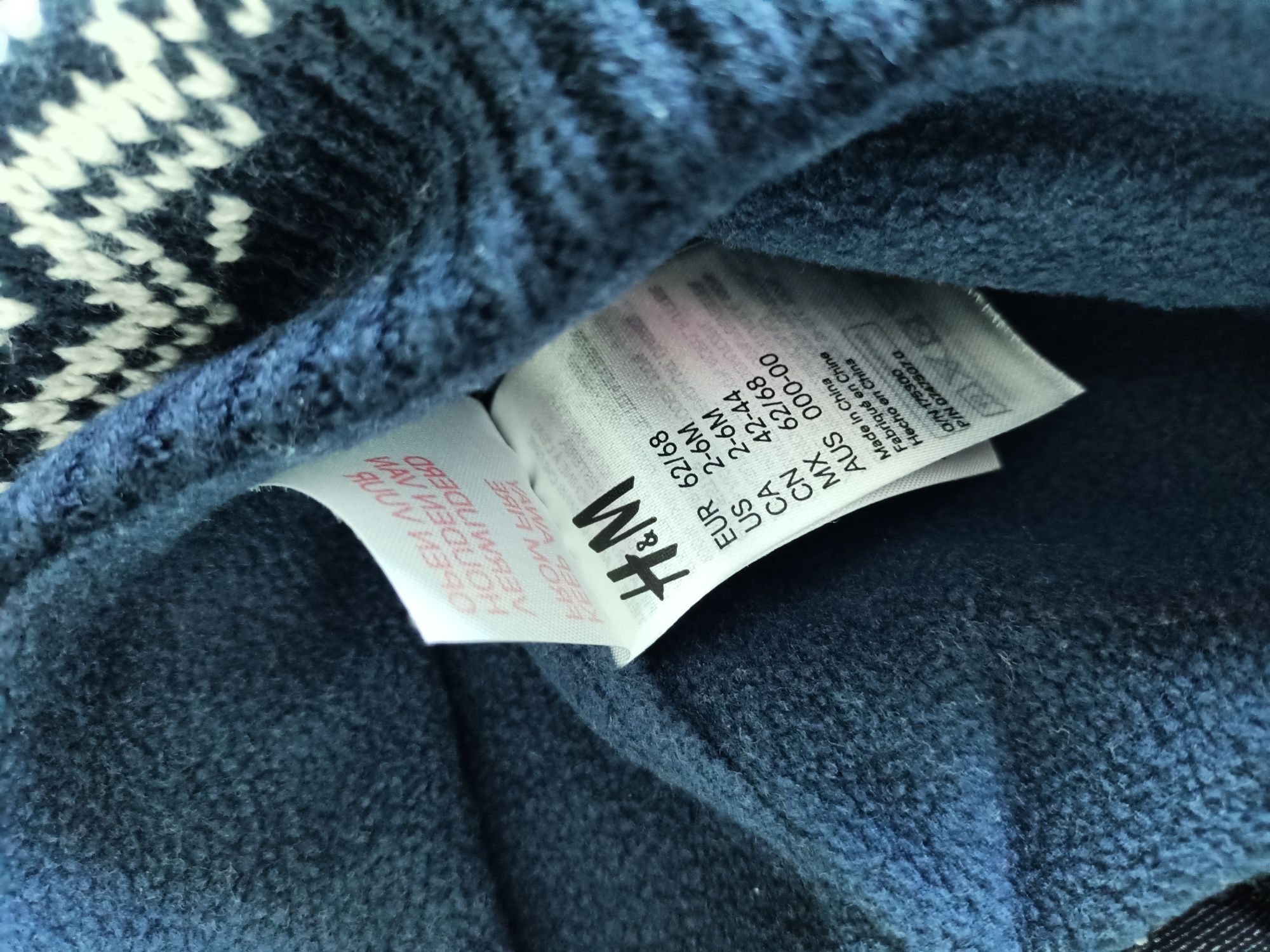 Kombinezon zimowy Primark rozmiar 68/74 czapeczka H&M