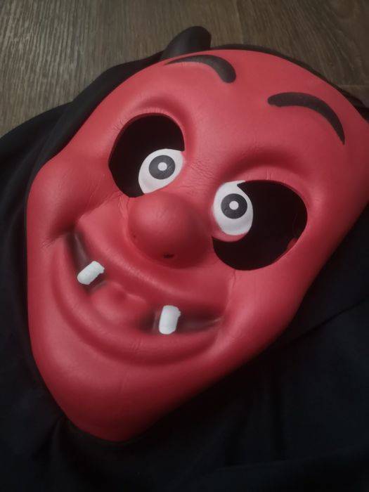 Карнавал маскарад дитяча маска чорт диявол чортеня хеловін хелоуін