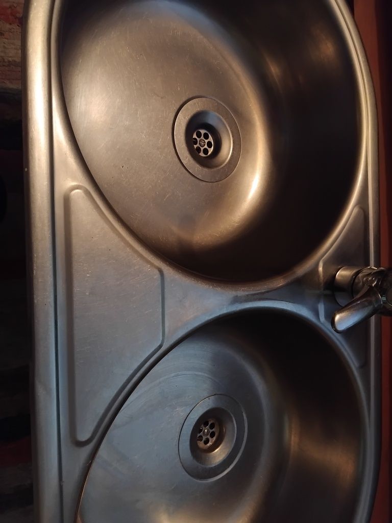 Banca de 2 pias em inox