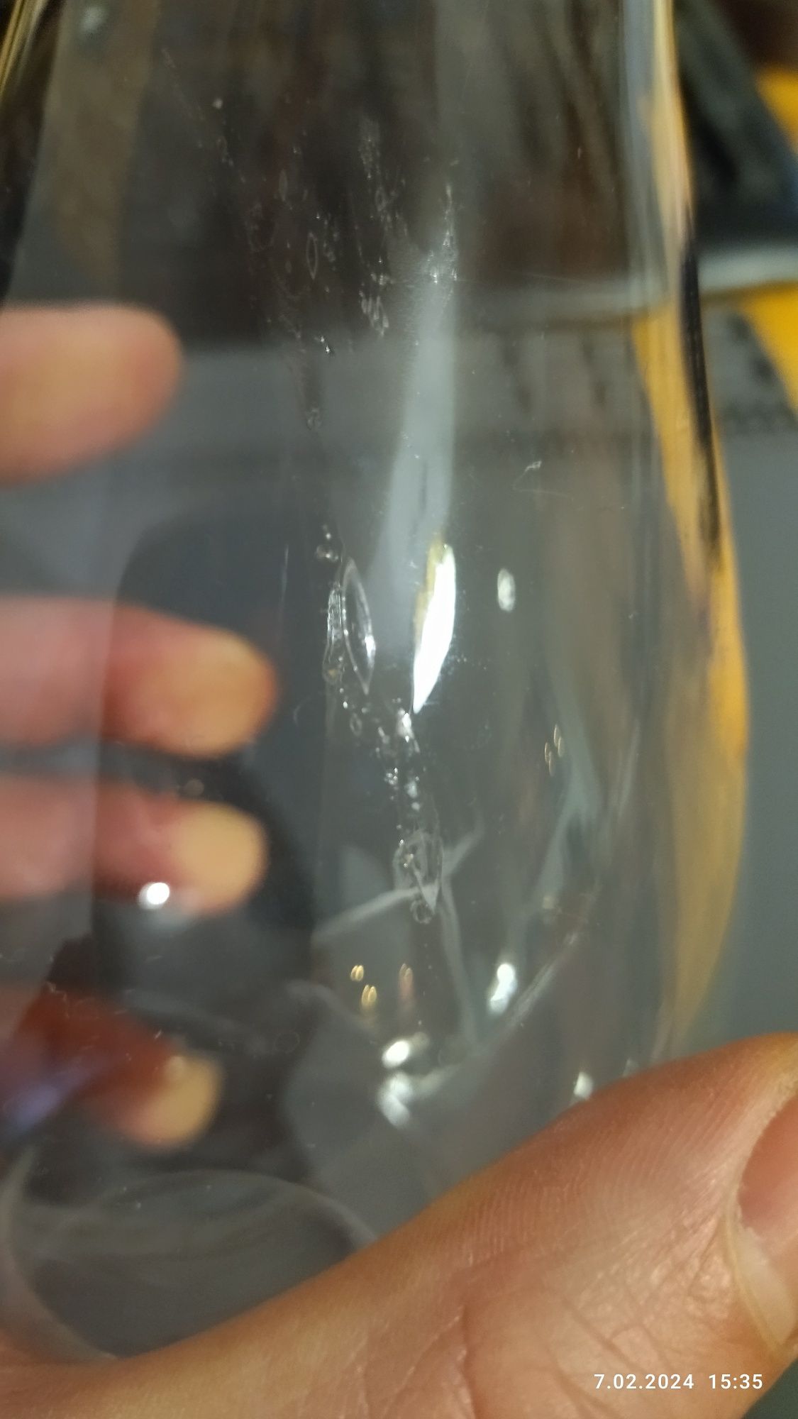 Cylinder kominek do lampy naftowej wiedeński hortensja