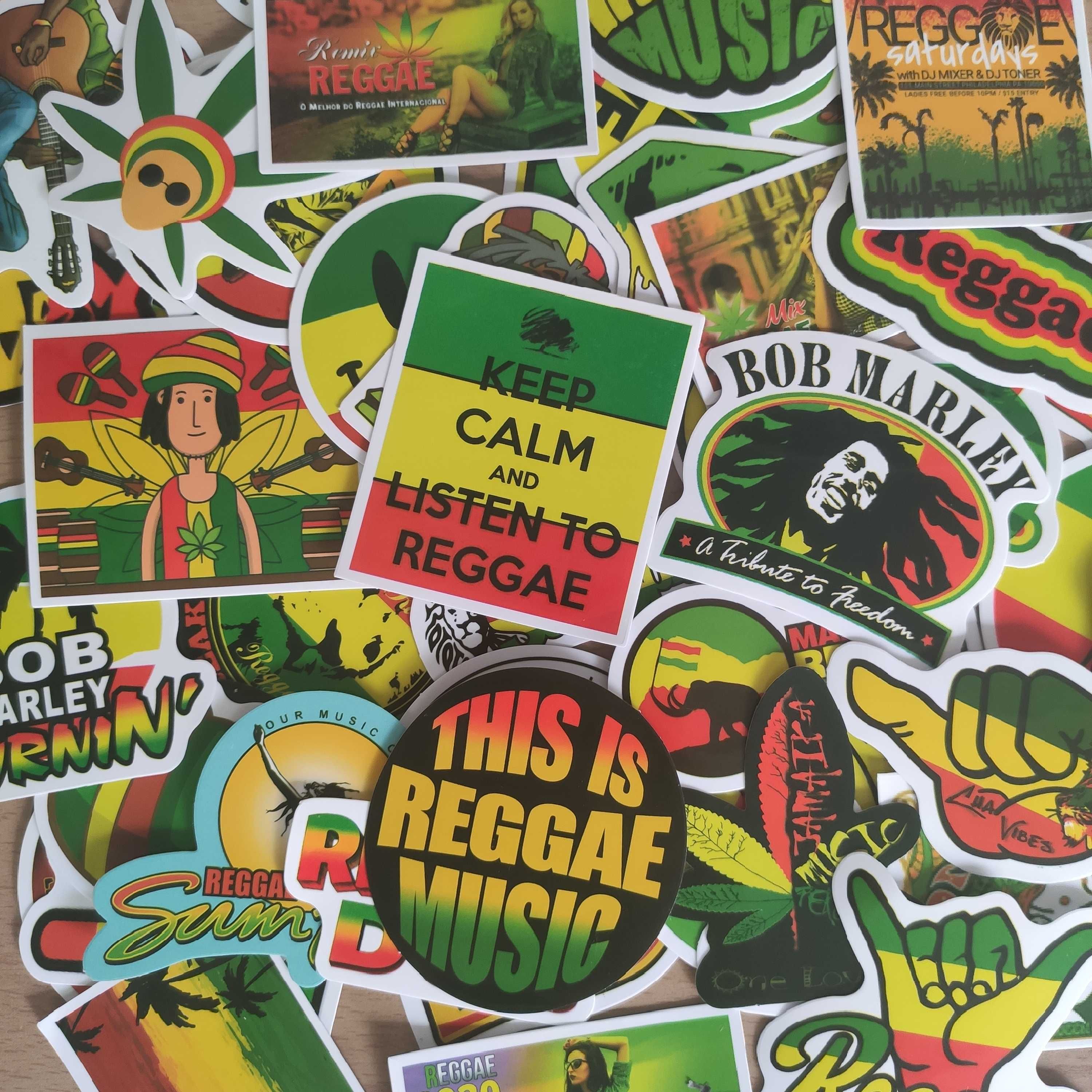 Packs 50 Stickers Autocolantes Reggae