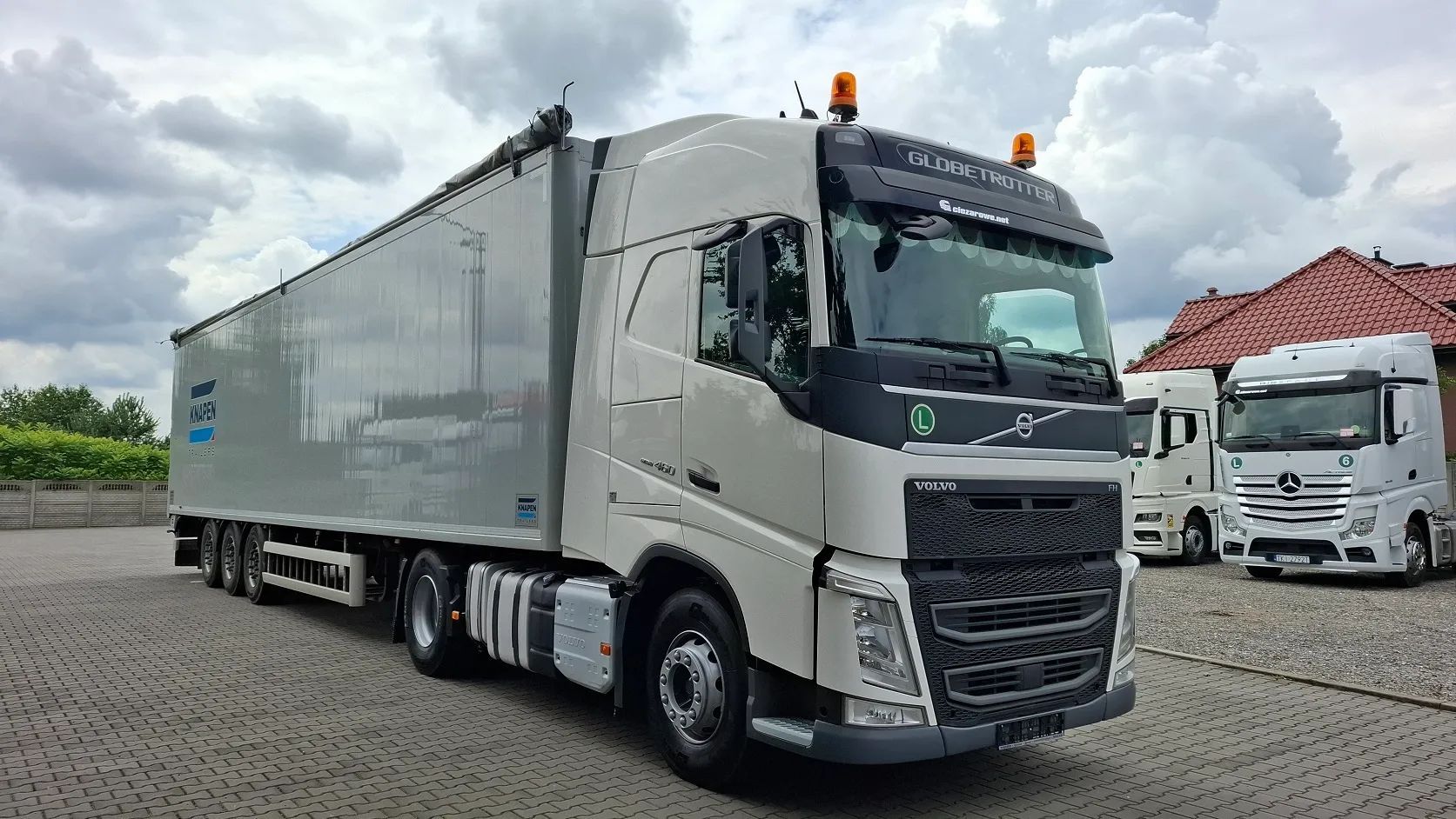 Volvo FH 460 GLOB + KNAPEN / ZESTAW / RUCHOMA PODŁOGA  Naczepa KNAPEN 2022 JAK NOWA ! / Możliwość finansowania EFL