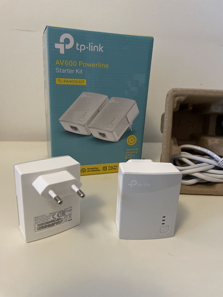 Kit Extensor de Alcance Powerline, Edição AV 600Mbps