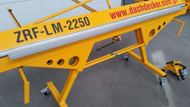 Zaginarka z nożem ZRF-LM 2250/1,0 mm DACHDECKER