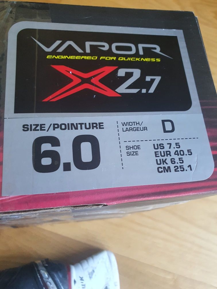 Bauer X2.7 r40.5 6D Vapor Lyzwy Hokejowe