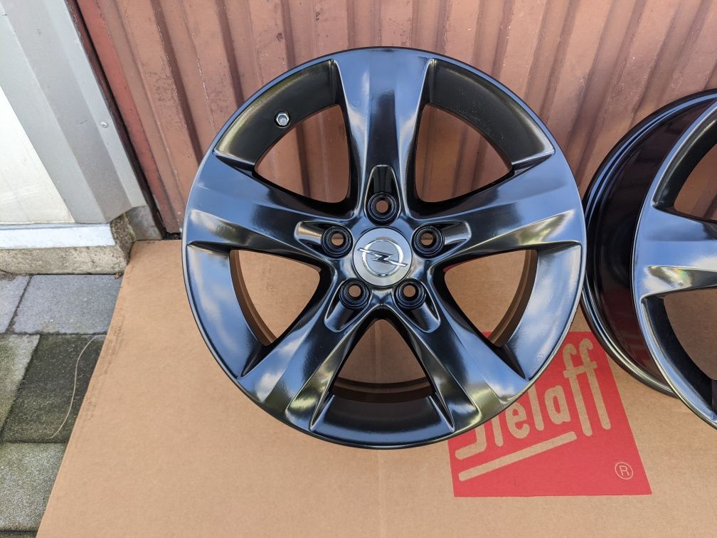 Alufelgi Opel 5x110 Adam Corsa Astra Zafira 6Jx16 ET40 Czujniki Wysyłk