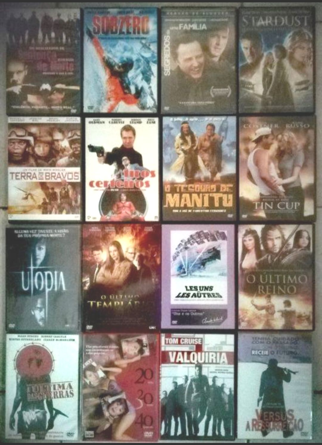 Lote 170 DVD's originais (Lote 19)