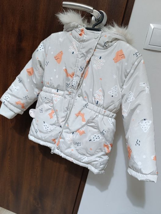 Kurtka zimowa dziewczęca