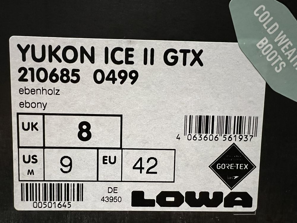 Зимові черевики LOWA YUKON ICE II GTX (EU 42)