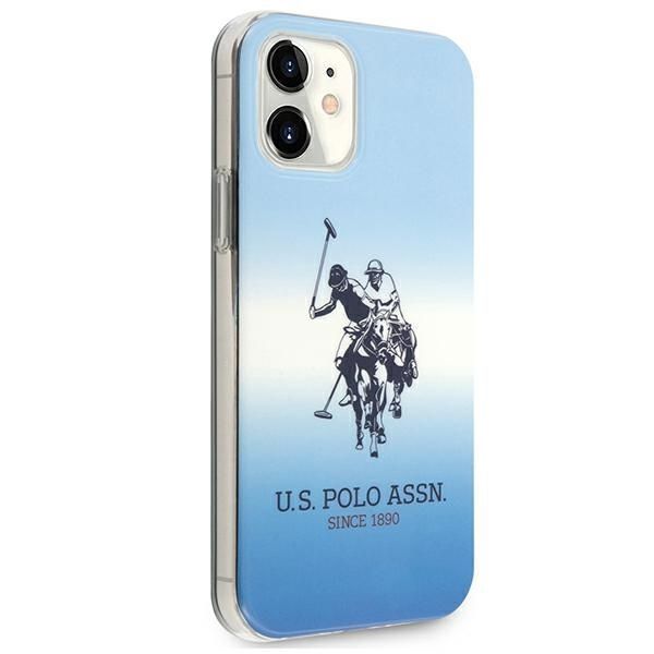 Etui US Polo do iPhone 12 Mini Gradient Collection - Niebieski