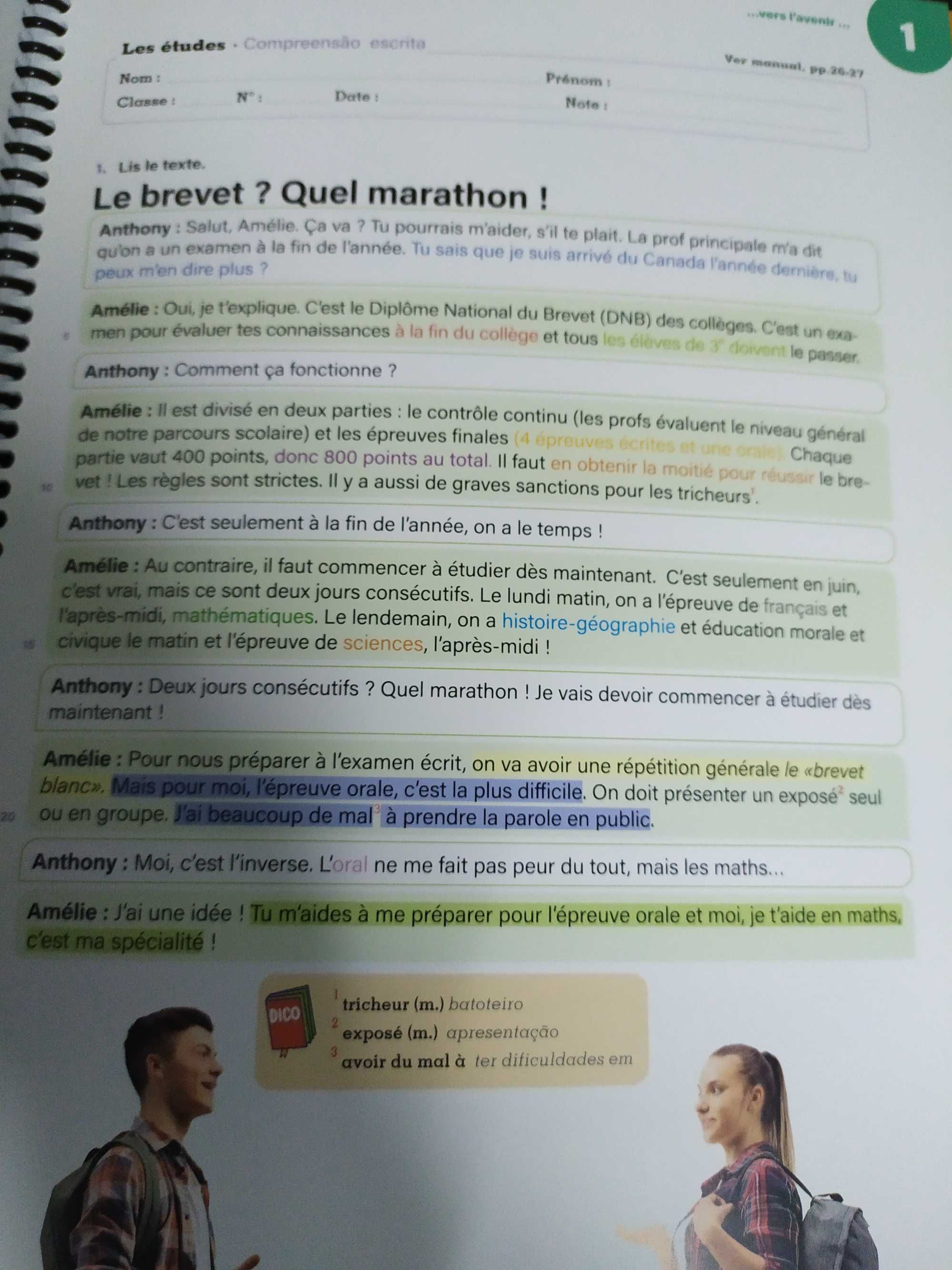 Défis Ados 9 - 9º ano - Francês - VERSÃO DO PROFESSOR