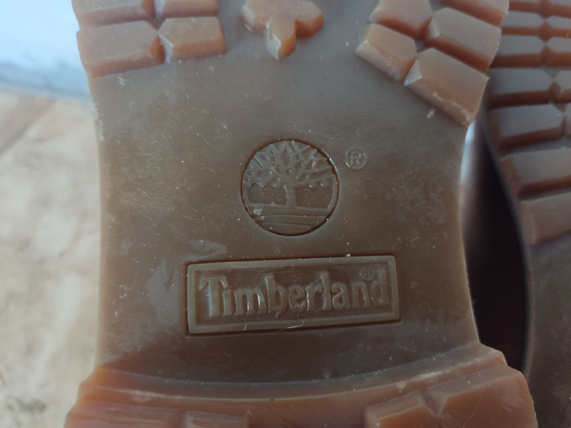 Зимние сапоги/ботинки Timberland waterproof на меху коричневые люверсы