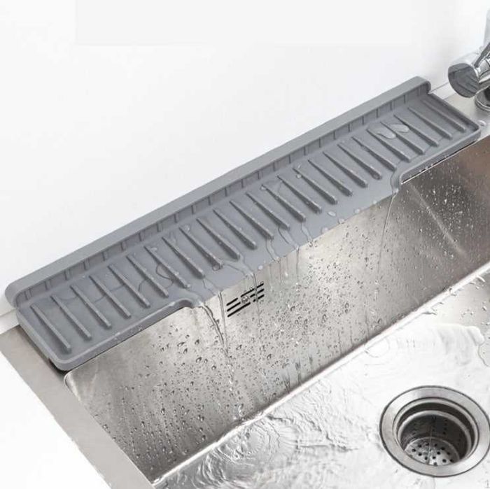 Силіконовий килимок для мийки на кран, кухонний килимок на умивальник