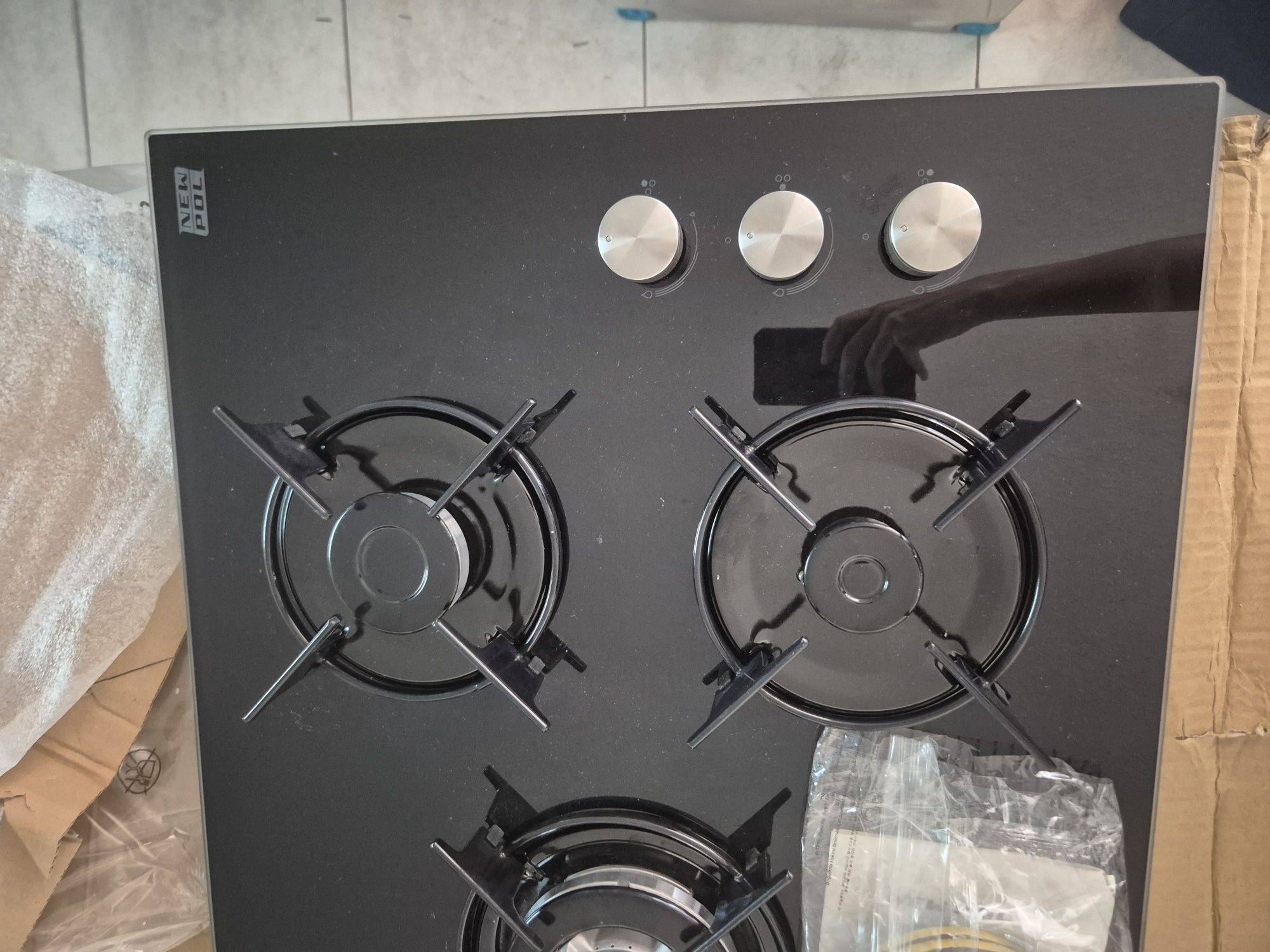 Vendo placa de gas de vidro Midea