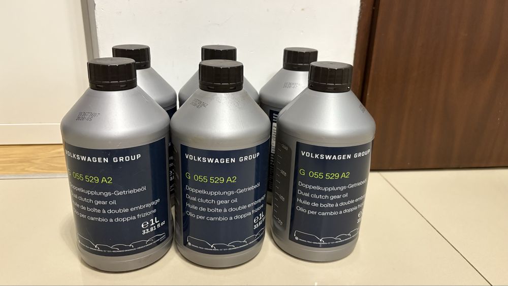 Olej DSG Oryginal VW G055 529 A2 komplet 6 sztuk