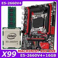 Комплект х99 2011 3 MACHINIST X99 RS9 E5-2660V4 2,0-3,2GHz 16(1x16) GB