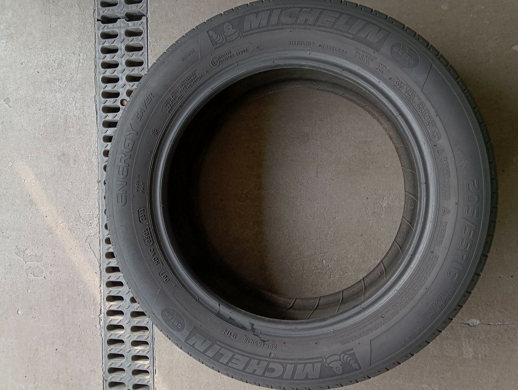 Sprzedam opony letnie używane 205/55/16 Michelin