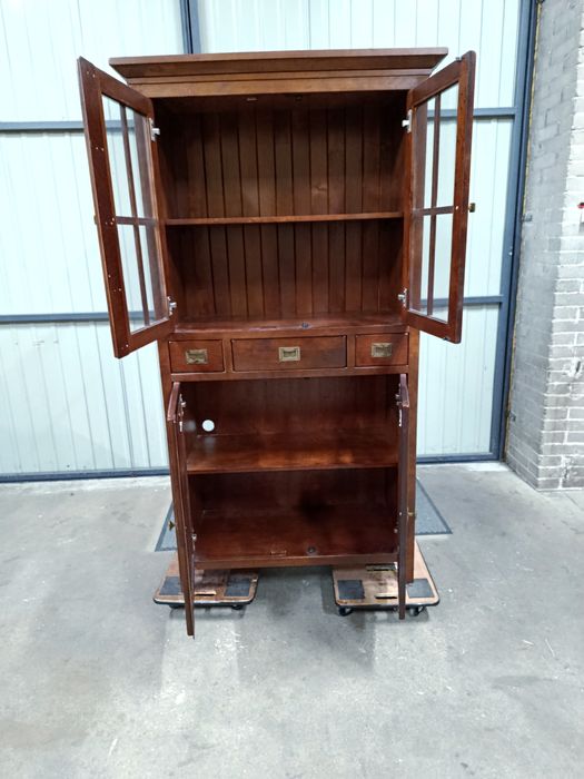 Kredens drewniany, kolonialny, import