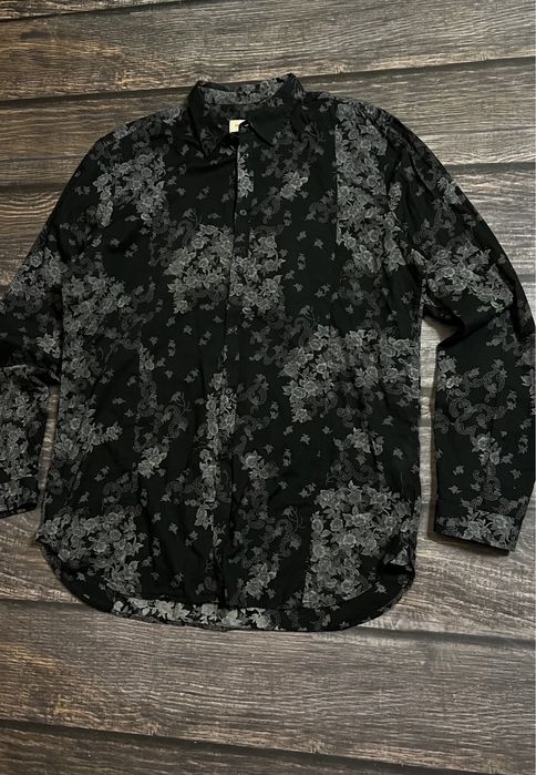 Diesel вінтажна чоловіча сорочка у квіти