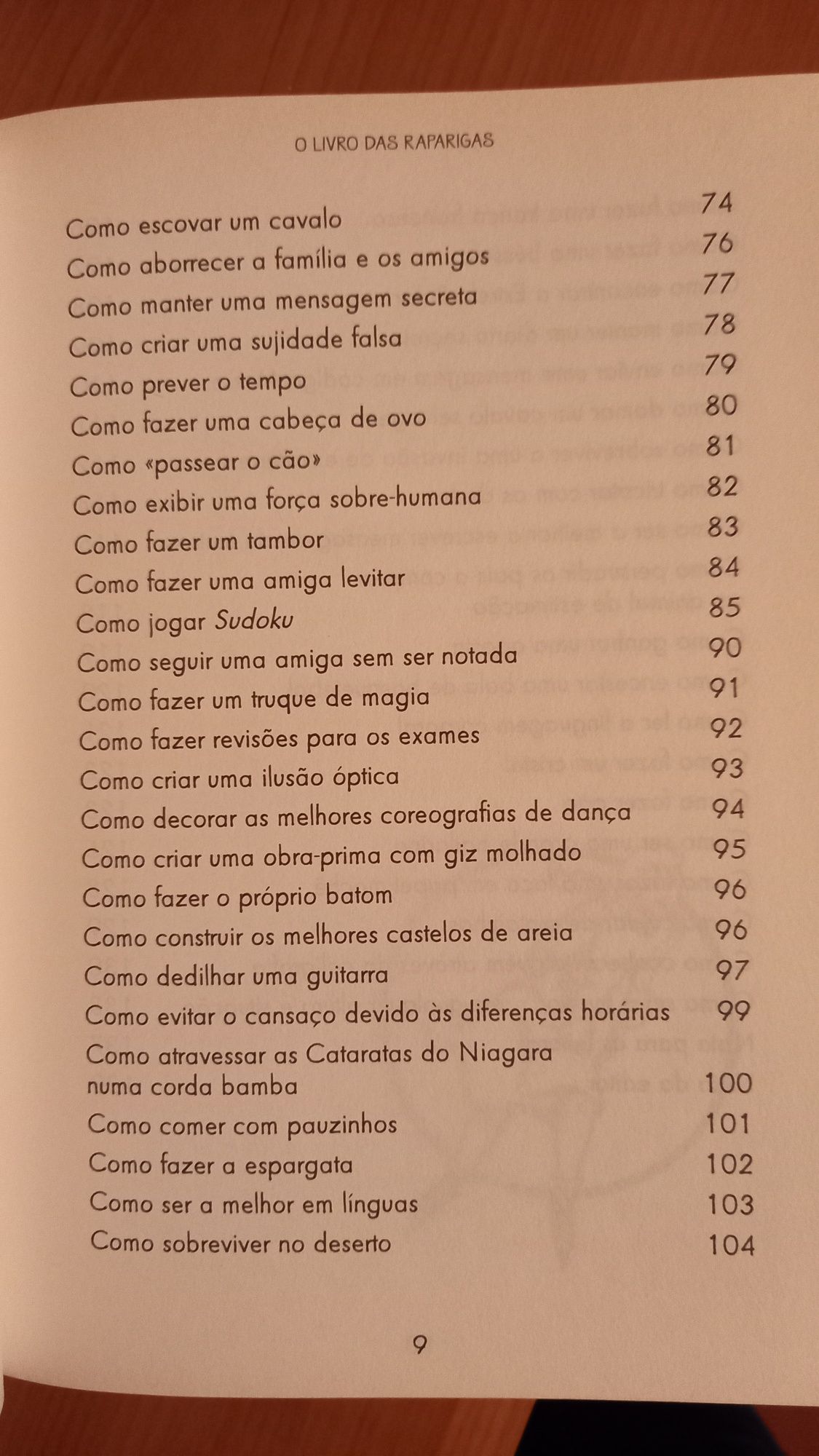 O livro das raparigas