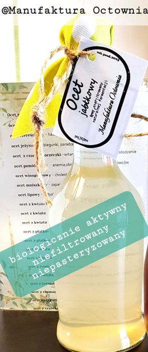 Dwupak żywych octów 2x500ml Manufaktura Octownia