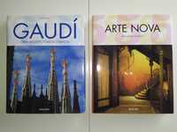 Livros Taschen Gaudí/Arte Nova/Expressionismo