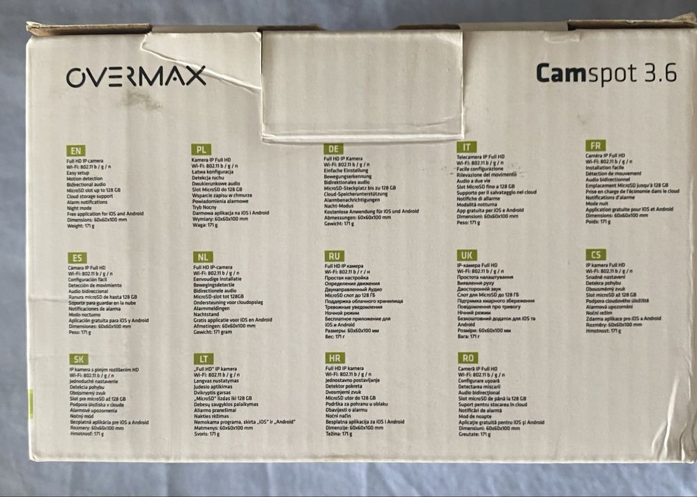 Kamerka ip Overmax ,okazja!