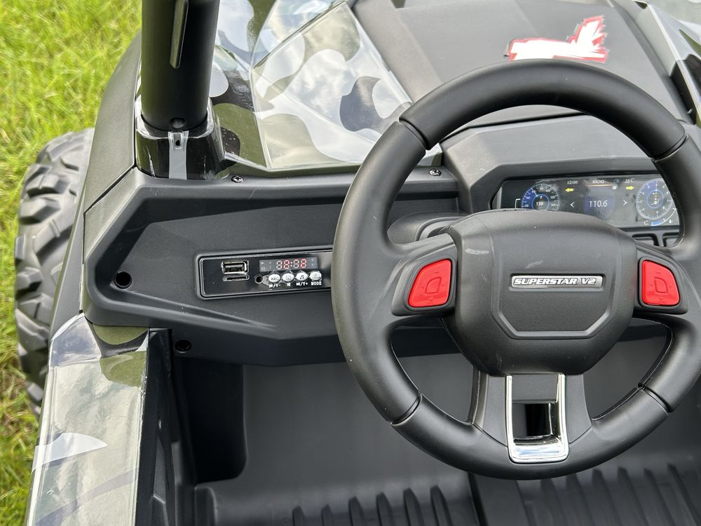 Auto Samochód na Akumulator JEEP XMX 4x4 180 Watt Dwuosobowy Lakier