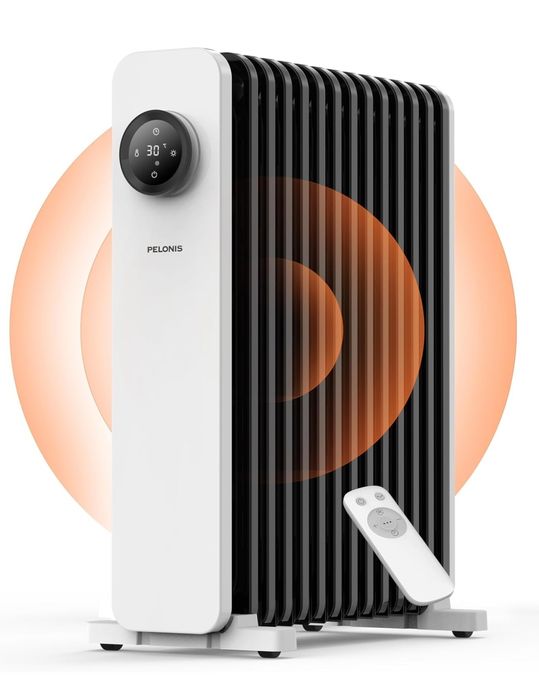 Масляний радіатор опалення Pelonis 2500W з пультом