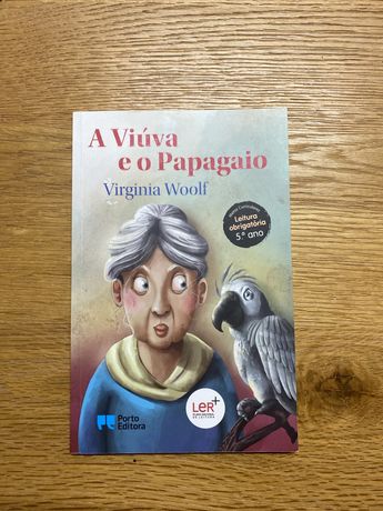 Livro A viúva e o papagaio de Virginia Wolf