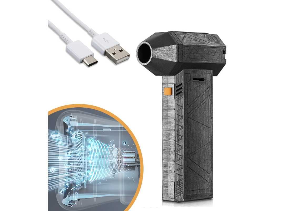 Mini wentylator Dmuchawa przenośna USB WIELOFUNKCYJNA DUŻA MOC