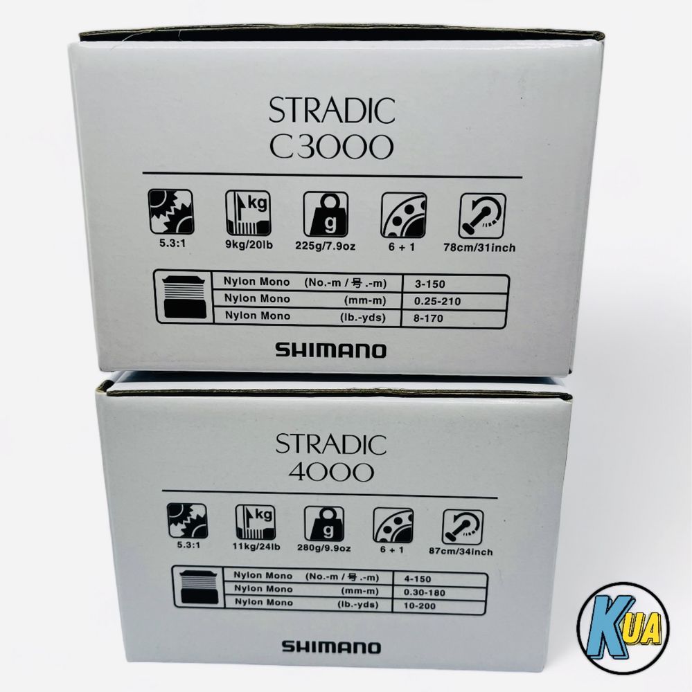 Shimano 19 Stradic FL 2500/C3000/4000 Котушка для спінінгу.