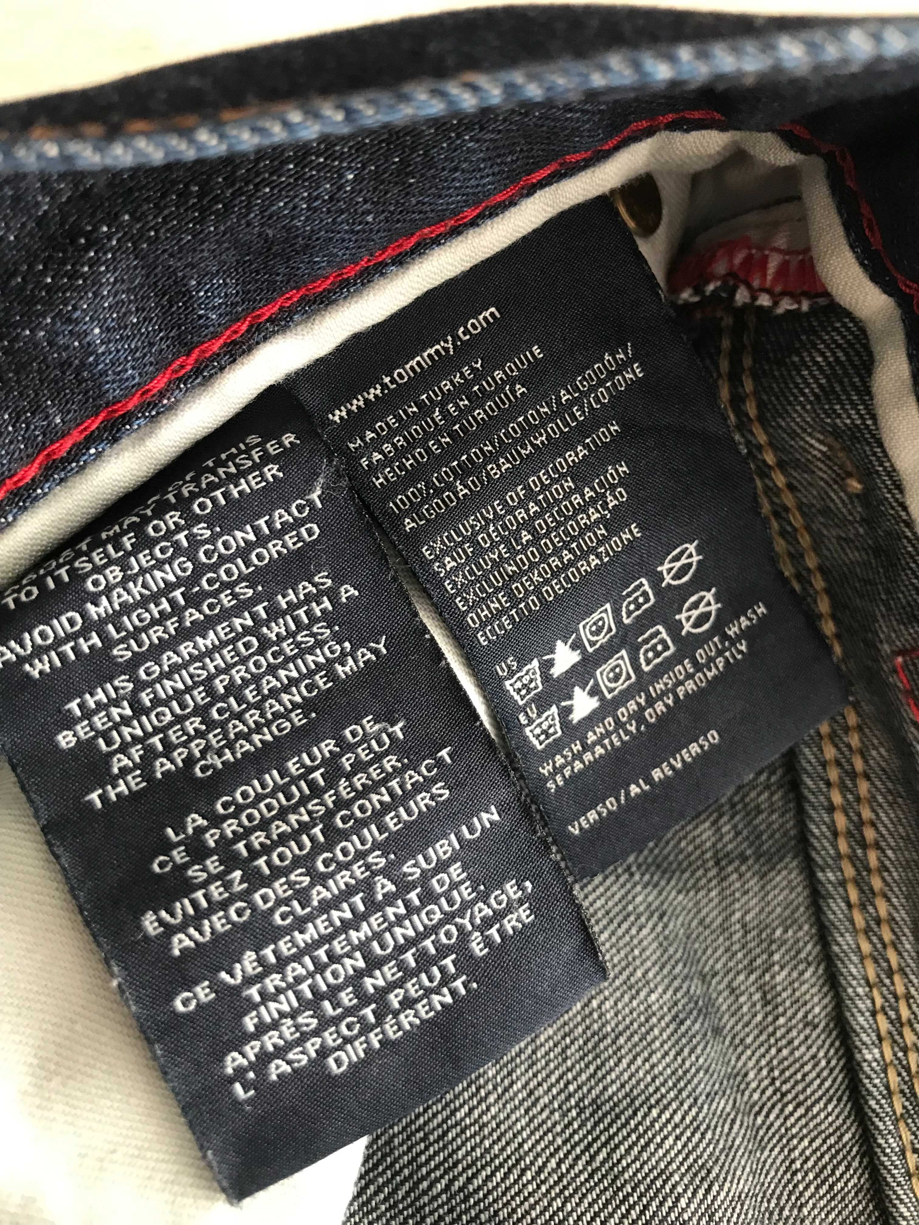 TOMMY HILFIGER r.32/34 oryginalne spodnie męskie jeansowe