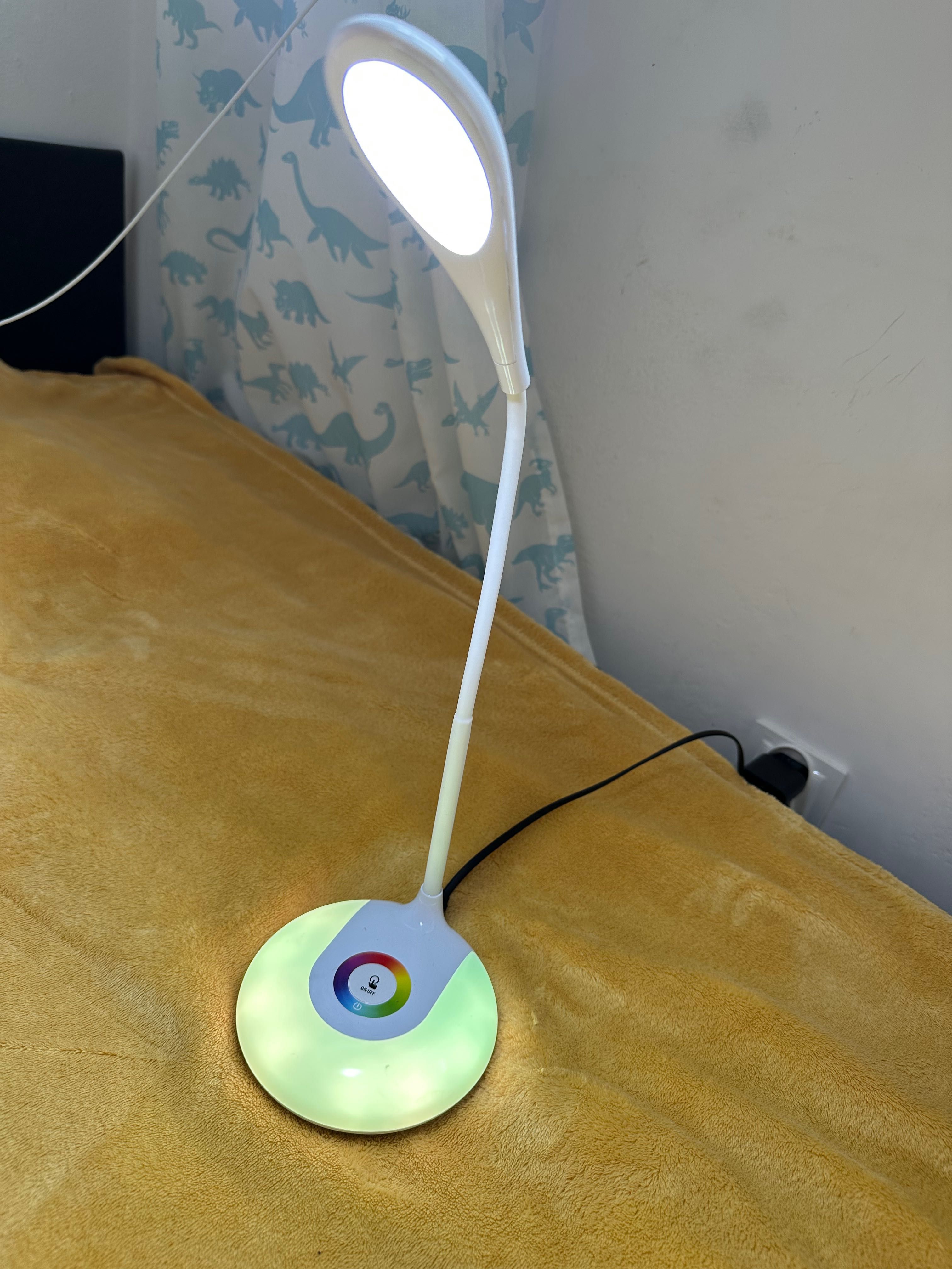 Lampa led biurkowa biała