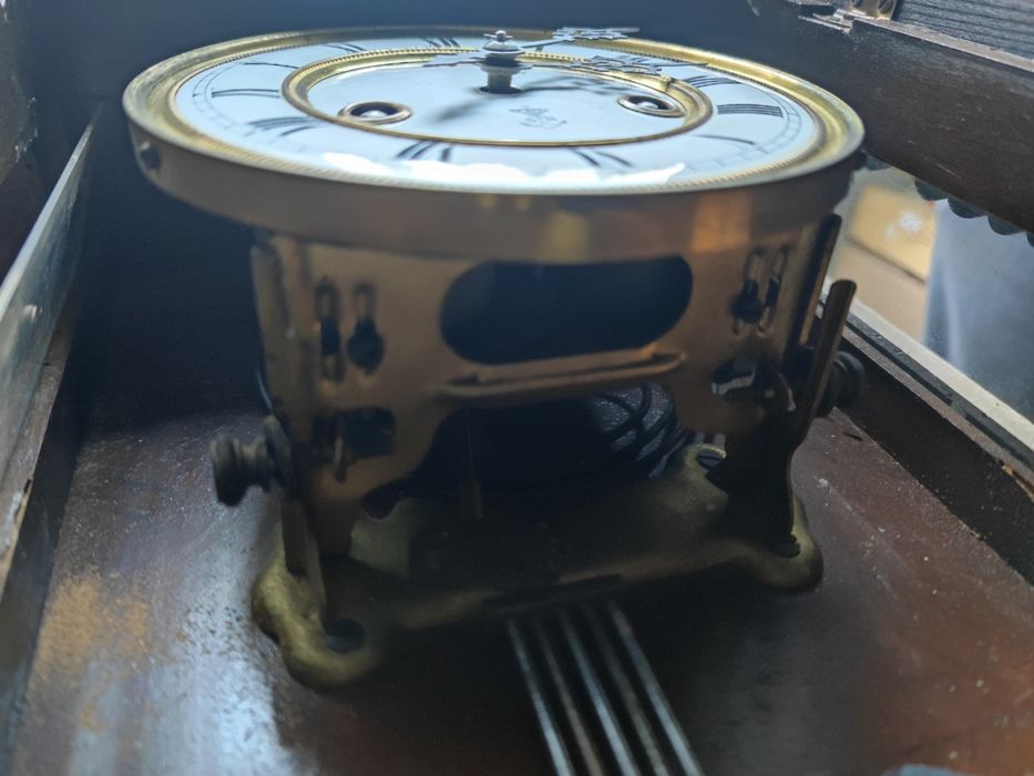 Zegar wiszący drewniany Francja