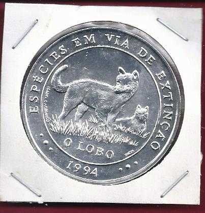 Moeda de 1.000 Escudos Lobo Prata