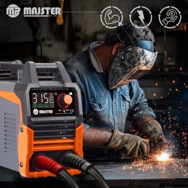 Spawarka Inwertorowa Inwerterowa MMA TIG 315A Majster Polska MP0102