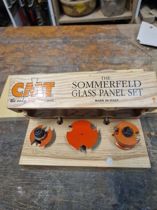 Frez komplet do drzwiczek kuchennych CMT do drewna