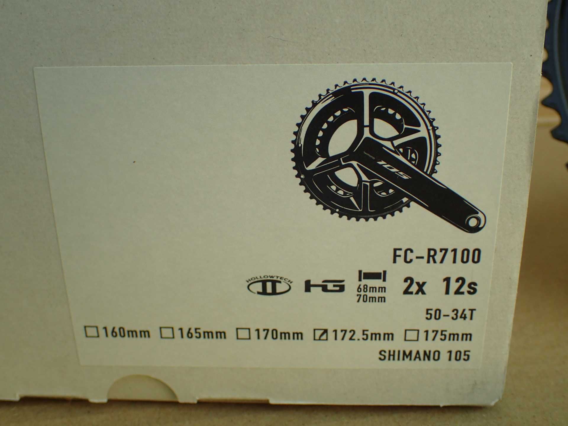 nowa korba Shimano 105 FC-R7100 50x34 12 speed